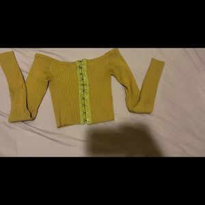 Cotton candy LA ribbed crop top